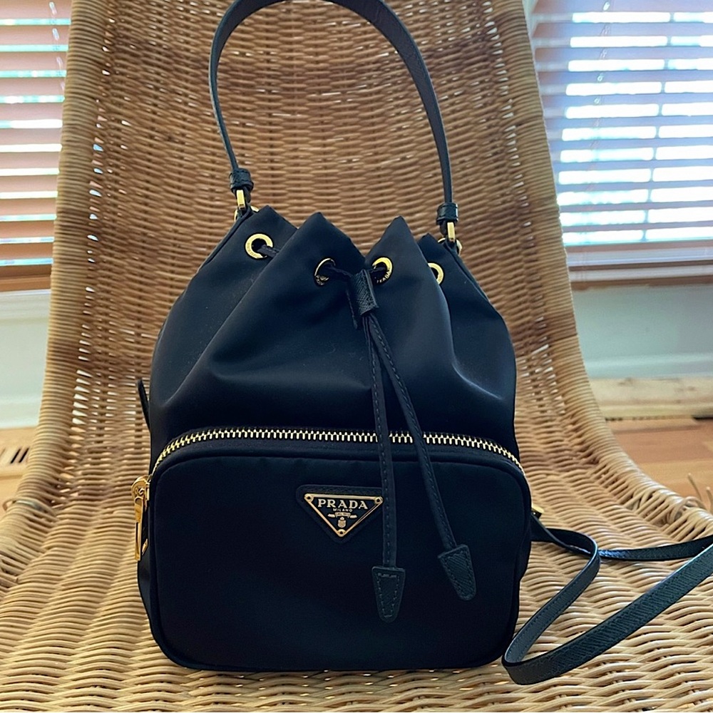 Prada Duet Re-Nylon Bucketbag NWT